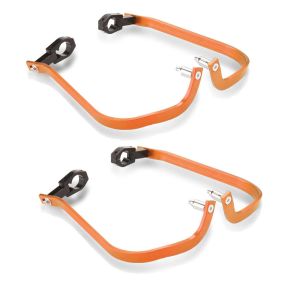 2x håndbeskyttere Enduro XDure HP18 motocross håndbeskyttere universal oransje sparesett