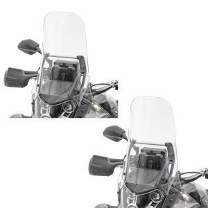 2 x turskjerm egnet for Yamaha Tenere 700 19-24 Airad økonomisett frontrute klar