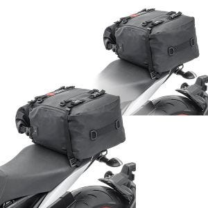 2x motorsykkel hale bag KH3 Bagtecs ryggsekk 30 liter svart sparesett