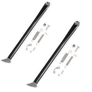2x sidestativ egnet for KTM Husqvarna Husaberg 2008-2016 Xdure Kick stativ svart økonomisett