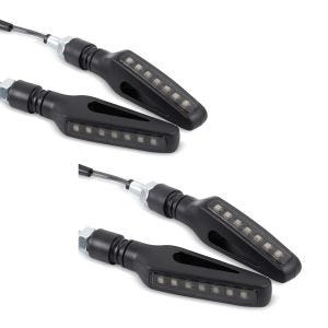 2x kjørelys indikator motorsykkel Lumitecs KP32 LED indikatorer med E-merke 2 stk sparesett