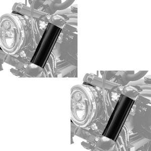2x gaffeldeksler egnet for Harley Davidson Dyna 06-17 gaffeldeksel Craftride GC2 økonomisett