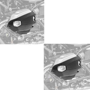 2x sylinderbeskyttelse egnet for BMW R NineT 14-20 ventildekselbeskyttelse Motoguard CP4 økonomisett