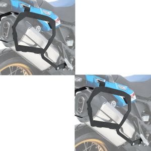 2x taskeholdere egnet for Royal Enfield Himalayan 17-20 Bagtecs SLP for aluminiumsvesker og salvesker økonomisett