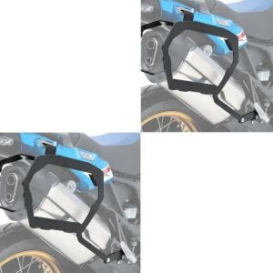 2x bagasjestativ egnet for Honda Africa Twin CRF 1000 L 18-19 Bagtecs SLP for aluminiumskofferter og salvesker økonomisett