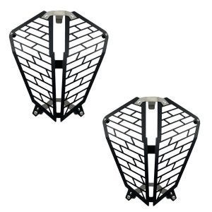 2x frontlysgitter frontlykt egnet for KTM 790 Adventure / R 19-21 Motoguard SG2 lampebeskyttelsesgitter sparesett