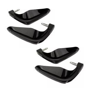 2x motorsykkel håndbeskyttere Motoguard RH2 håndbeskyttere universal svart sparesett
