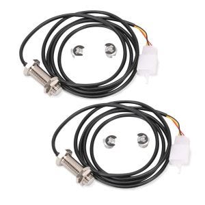 2x speedometer sensor egnet for motorsykkel digitalt speedometer Zaddox sensor kabel universelt sparesett