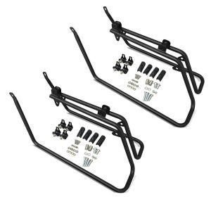 2x sidekoffertholdere egnet for Harley Davidson Dyna 08-17 Craftride Pannier rack gravemaskin konvertering sparesett
