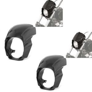 2x lampemaske egnet for Harley Davidson Breakout / 114 18-24 frontlys kåpe Craftride RM2 frontrutesparesett