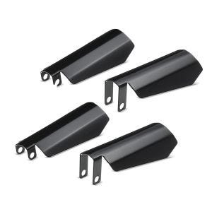 2x håndbeskyttere egnet for Harley Davidson Dyna / Touring -2006 håndbeskyttelse Craftride HP1 svart sparesett