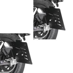 2x sideskiltholder som passer til Chopper Cruiser Retro Universal skiltholder Craftride LH3 økonomisett