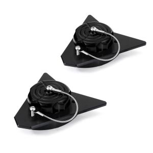 2x motorsykkel tanklokk egnet for KTM 690 Enduro / R 08-17 tanklokk Zaddox ZT13 svart økonomisett