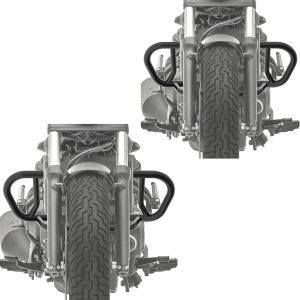 2x kollisjonsbøyler egnet for Honda Rebel 1100 CMX 21-24 motorbeskyttelsesbøyler Craftride HB2 økonomisett