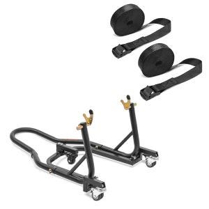 Set: Rangierhilfe Montageständer hinten Mover 2R bm + Spanngurt Set Zurrgurte 150cm 2 Stück in schwarz_1