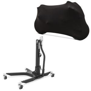 Sett: Sentralstativ uten adapterplate i matt motorsykkeljekk Power-Classic + motorsykkeldeksel Indoor ML Stretch Garage i svart