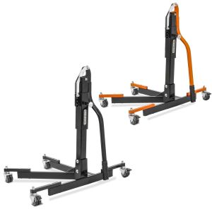 Set: Zentralständer ohne Adapterplatte schwarz heber Power-Evo + Zentralständer ohne Adapterplatte orange heber Power-Evo_1