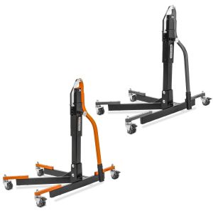 Set: Zentralständer ohne Adapterplatte grau heber Power-Evo + Zentralständer ohne Adapterplatte orange heber Power-Evo_1