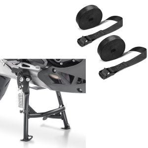 Set: Hauptständer Kawasaki Versys 650 15-20 Mittelständer in schwarz + Spanngurt Set Zurrgurte 150cm 2 Stück in schwarz_1