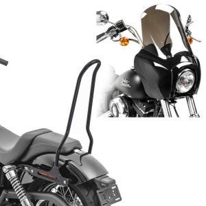 Set: Frontverkleidung für Harley Dyna Low Rider / Street Bob MG5 sg + Sissybar für Harley Dyna Street Bob / Low Rider S 09-17 Tampa_1
