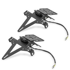 2x Kennzeichenhalter Zaddox KH4 Nummernschildhalter mit LED Beleuchtung Spar-Set_1
