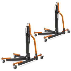2x sentralstativ uten adapterplate ConStands oransje motorsykkeljekk Power-Evo sparesett