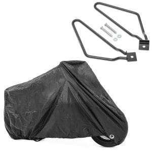 Sett: Universal salveskeholder sort + XXL presenningstrekk i sort