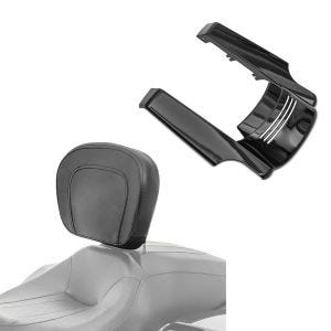 Set: Fahrer Rückenlehne für Harley Touring Modelle 1997-2021 + Kotflügelverlängerung hinten für Harley Touring 14-21_1