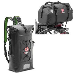 Set: Rucksack Hecktasche mit Rollverschluss Wasserdicht Drybag WPX + Hecktasche Drybag XF60 Wasserdicht Volumen 60l_1