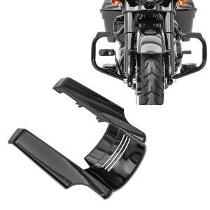 Sett: Crash bar egnet for Harley Davidson Street Glide Special 15-23 CR Moustache svart Craftride + bakskjermforlengelse egnet for Harley Davidson Street Glide Special 15-23 Craftride