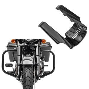 Set: Sturzbügel für Harley Davidson Touring 09-21 TR2 schwarz + Kotflügelverlängerung hinten für Harley Touring 14-21_1