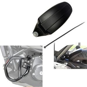 Set: Sturzbügel für Honda NC 750 X / 700 X 12-20 Motoguard Schutzbügel + Hinterradabdeckung für Honda NC 750 X / S 14-20  Kotflügel hinten Zaddox_1