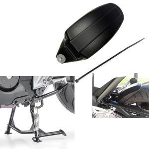 Sett: Hovedstativ med ABE Honda NC 700 S 12-13 NC 750 S 15-20 senterstativ ConStands i sort + bakhjulsdeksel egnet for Honda NC 750 X / S 14-20 bakskjerm Zaddox
