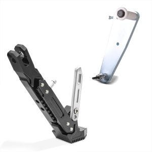 Set: Adapterplatte für ConStands Power Honda NC 700/750/S/X DCT 12-20 + Seitenständer für Honda NC 750 / 700 S / X schwarz_1
