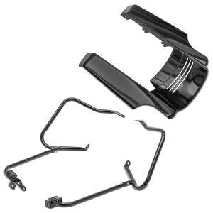 Set: Kofferträger für Harley Davidson Street Glide Special 15-21 mit Schutzbügel schwarz Craftride + Kotflügelverlängerung hinten für Harley Street Glide Special 15-21 Craftride_1