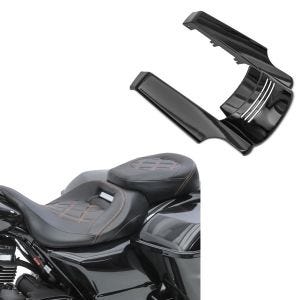 Set: Sitzbank für Harley Street Glide Special 15-21 Komfortsitzbank Craftride RH3 schwarz-orange + Kotflügelverlängerung hinten für Harley Street Glide Special 15-21 Craftride_1