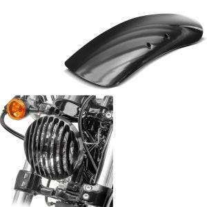 Set: Metall Front Fender Kurz für Harley Davidson Sportster Forty Eight 48 / Special 10-20 Craftride + Scheinwerfer Grill Harley Sportster Forty-Eight 48 10-20 schwarz von Craftride_1
