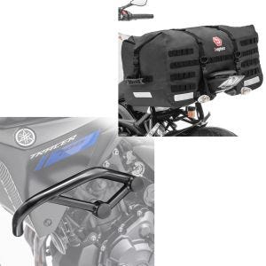 Set: Sturzbügel für Yamaha MT-07 Tracer 700 16-19 Motoguard Schutzbügel + Hecktasche für Yamaha MT-07 / Tracer 700 Bagtecs SX70 70Ltr schwarz_1