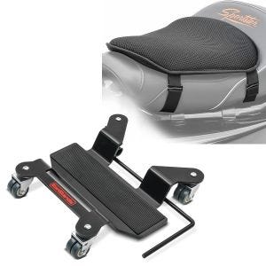 Set: Rangierhilfe MS für BMW R 1200 GS / Adventure Rangierplatte + Gel Sitzkissen BMW R 1200 GS / Adventure Komfortkissen M Tourtecs schwarz_1