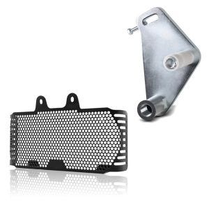 Set: Adapterplatte für ConStands Power BMW R NineT 14-21 + Kühlerabdeckung für BMW R NineT 14-21 Kühlergrill Zaddox KG1 schwarz_1