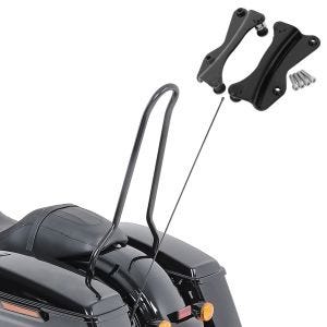 Set: Sissybar für Harley Davidson Road Glide Special 15-21 Craftride SP schwarz + 4-Punkt-Montagekit für Harley Davidson Road Glide Special 15-21 schwarz Craftride_1