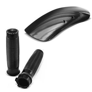 Set: Metall Front Fender Kurz für Harley Davidson Sportster Forty Eight 48 / Special 10-20 Craftride + Lenkergriffe für Harley Sportster Forty-Eight 48 / Special Craftride HC1_1
