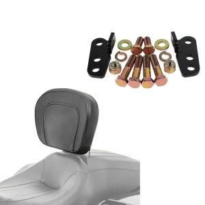 Set: Fahrer Rückenlehne für Harley Davidson Road King 97-21 Craftride + Tieferlegungskit 1"-2" für Harley Road King 02-16 Tieferlegung Craftride_1