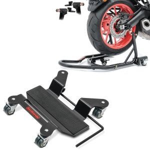 Sett: Monteringsstativ for manøvreringshjelp bakhjul Mover 2 universal sort fra ConStands + manøvreringshjelp for hovedstativ ConStands Easy Mover I opptil 300 kg i sort