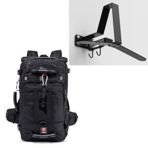 Sett: Motorsykkelryggsekk HK4 45Ltr sw Bagtecs med garderobe WH2 sw