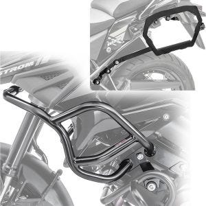 Sett: Kåpebeskyttelsesstang egnet for Suzuki V-Strom 1050 / XT 20-24 tank crash bar øverst med bagasjeholder SLP