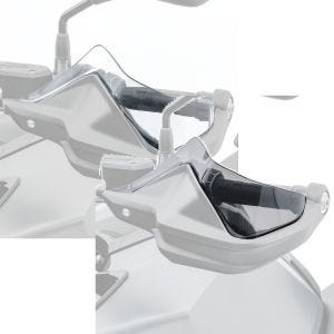 Sett: Håndbeskytterforlenger egnet for BMW R 1200 GS 13-18 Motoguard klar med håndbeskytterforlenger røykgrå