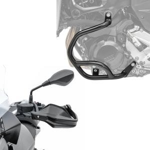 Sett: Crash bar egnet for BMW F 900 R / XR 20-24 motor BG2 Motoguard med håndbeskyttere håndbeskyttelse sw