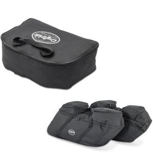 Sett: innerveske egnet for Harley Davidson King Tour Pak toppkoffert 93-24 Craftride + veske innervesker egnet for Harley Davidson Touring 94-24 for sidevesker Craftride SP4