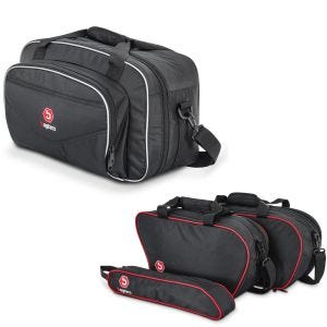 Sett: indre koffertveske og toppveske for Givi + indre koffertvesker som passer for Ducati Multistrada 1200 / S 10-14 Bagtecs